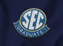 CONGRATULATION: A graduation patch will be worn by over 200 SEC players