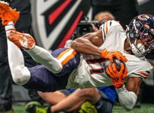 Receiver Darnell Mooney terminates contract with the Bears