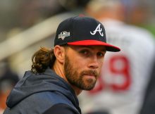 BREAKING NEWS: Charlie Culberson is pitching for the Braves right now, maybe because of this ridiculous benefit with his….