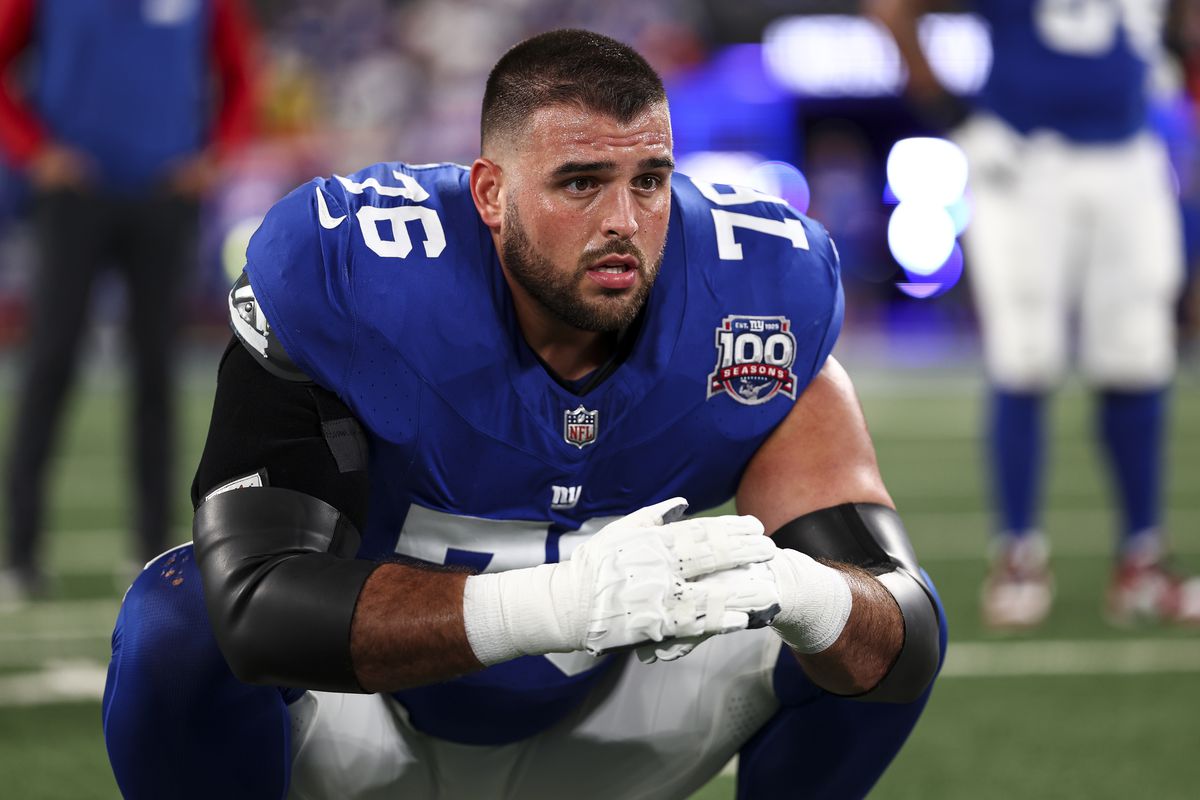 Jon Runyan Jr. Named Giants’ Worst 2024 Free Agent Signing