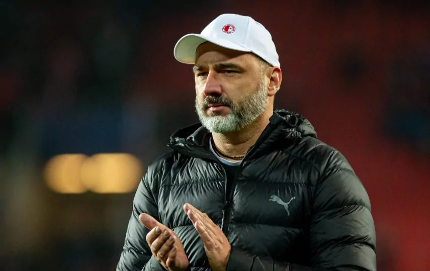 Trenér Slavia Praha Jindřich Trpišovský slibuje zisk bodů proti PAOK v jejich zápase Evropské ligy ve čtvrtek