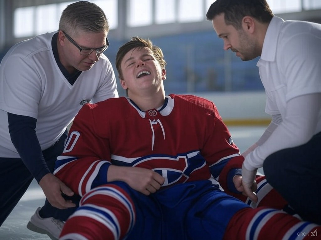 Dernières Nouvelles: L’ailier droit des Canadiens Cole Caufield forfait pour leur affrontement contre les Jets après une blessure lors de l’entraînement