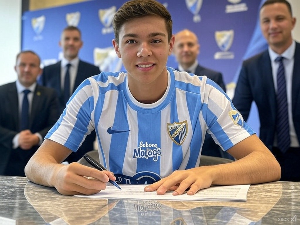 Última Hora: Málaga CF anuncia la firma de la joven estrella del Barcelona, Nicolò Fagioli, en un préstamo de un año