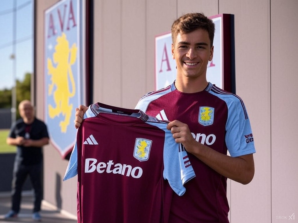 Just Happening: Aston Villa Announces the Signing of 21-Year-Old Marc Casadó from Barcelona on a 2-Year Loan Deal