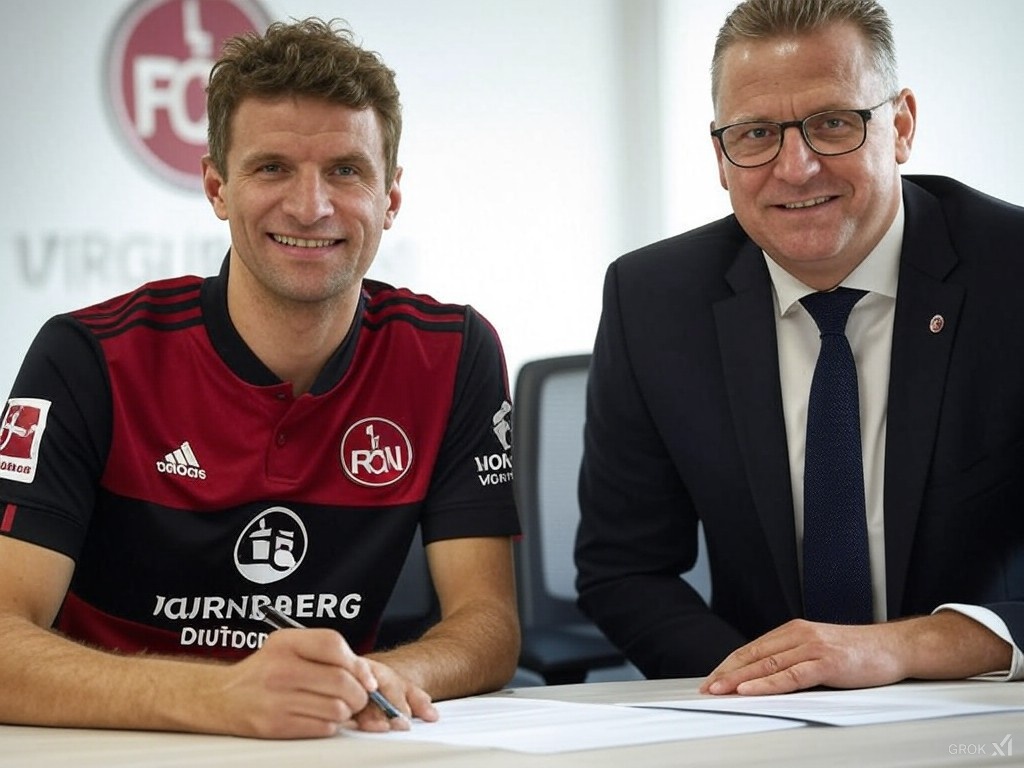 Schock-Transfer: Riesige Jubelstimmung, als Thomas Müller ablösefrei zu FC Nürnberg wechselt