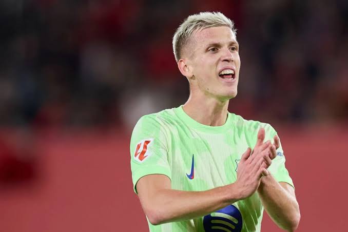 Done deal Fabrizio romano have confirmed the signing of Dani olmo from Barcelona to Tottenham after…