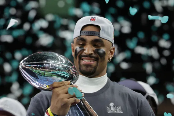 CBS NEWS: Jalen Hurts Delivers Emotional Speech After Leading Eagles to Super Bowl Glory Over Chiefs