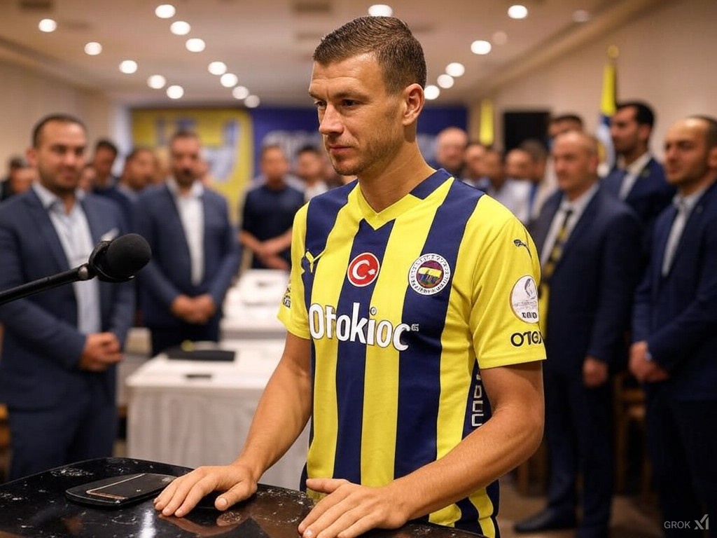 Breaking News: Edin Džeko’s Sudden Retirement Shocks Fenerbahçe Amid Title Chase